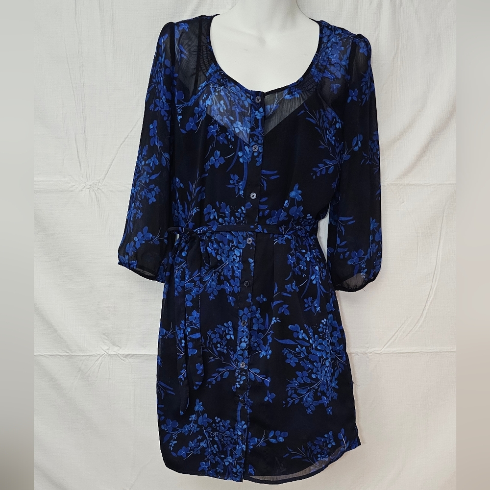 Express Dress Blue - Picture 1 of 12